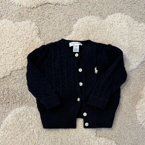 Ralph Lauren Cable Knit Cardigan - Size 9M